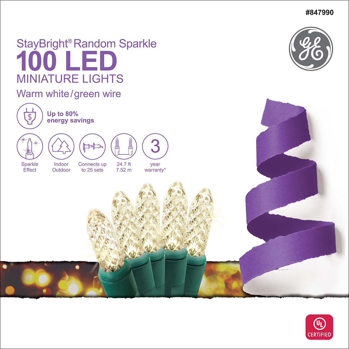 Ge led online staybright miniature lights